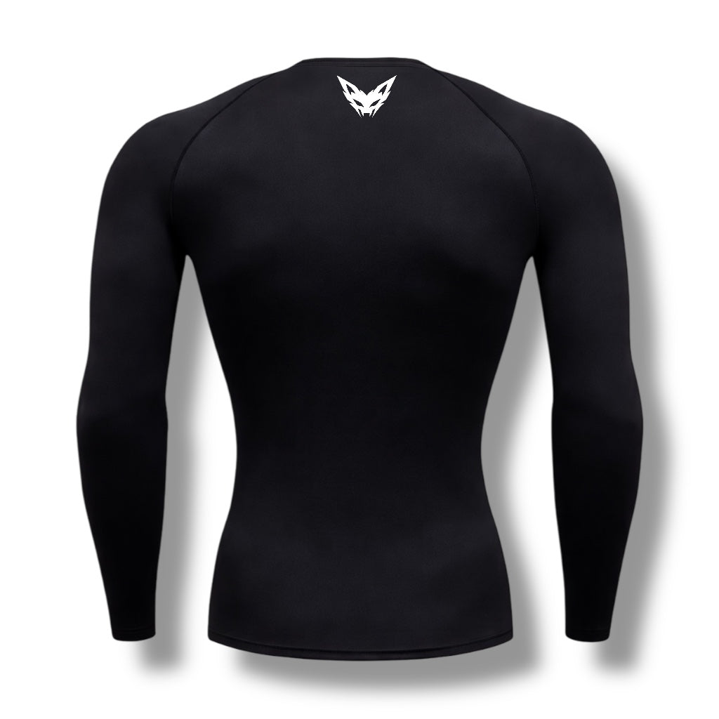 Vytro Sports Apex Long Sleeve Compression Top - Black