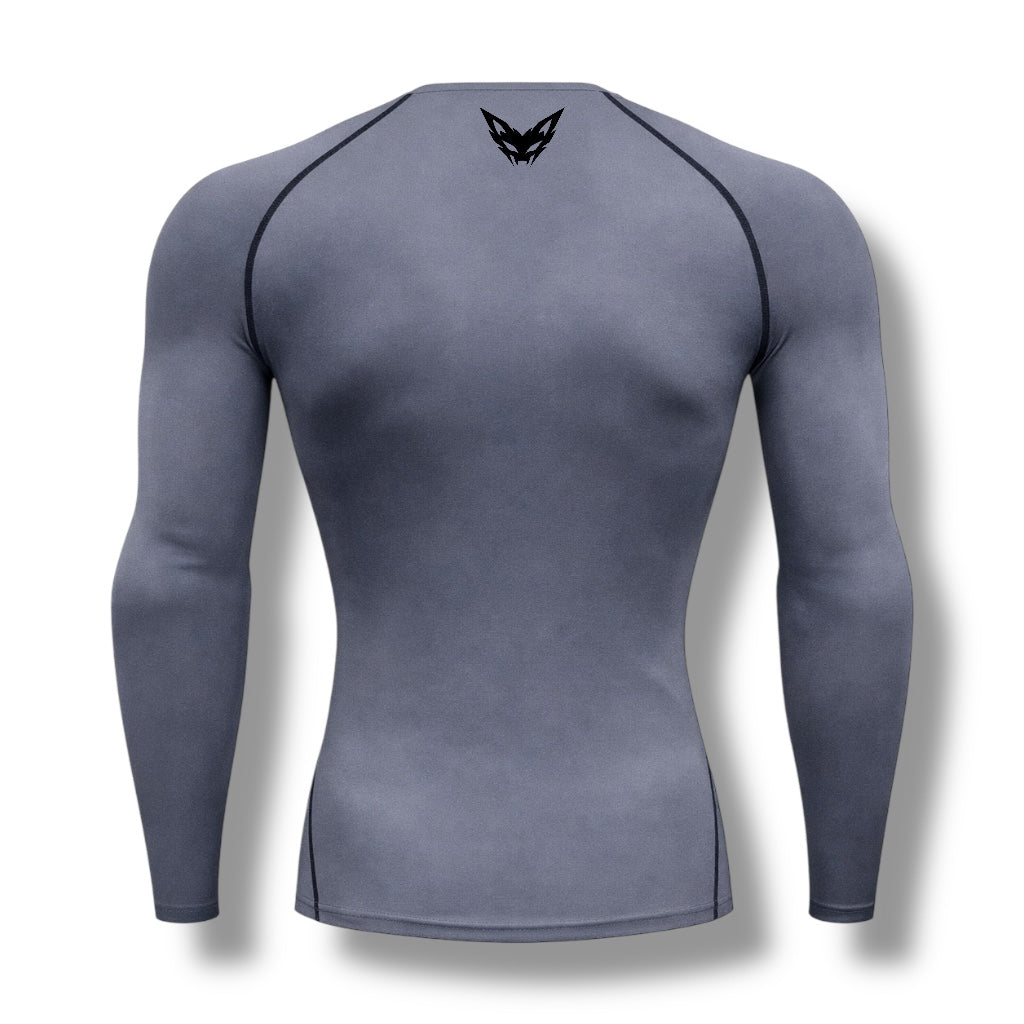 Vytro Sports Apex Long Sleeve Compression Top - Grey