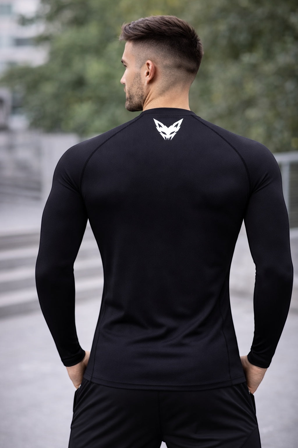 Vytro Sports Apex Long Sleeve Compression Top - Black
