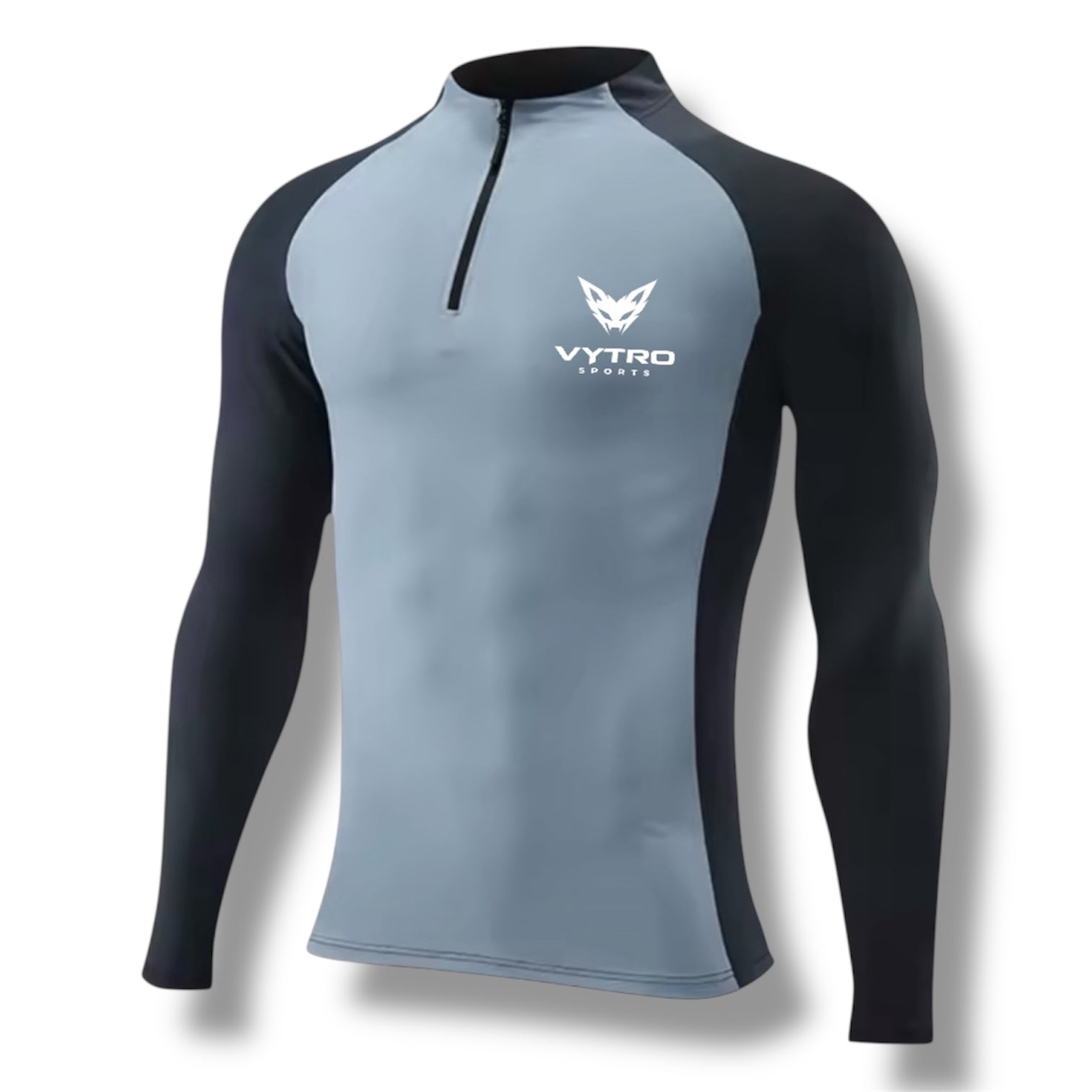 Vytro Sports Apex Half-Zip Performance Top - Navy Blue