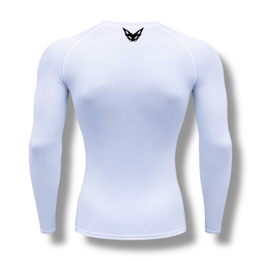 Vytro Sports Apex Long Sleeve Compression Top - White