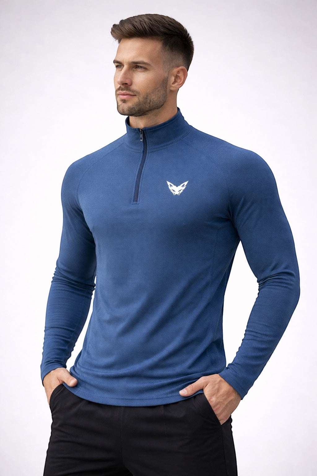 Vytro Sports Apex Running Half-Zip - Navy