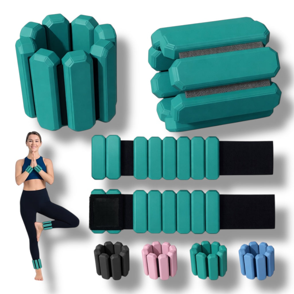 Vytro Sports Wrist &amp; Ankle Weights – Adjustable Wrist and Ankle Weights (450g / 900g)