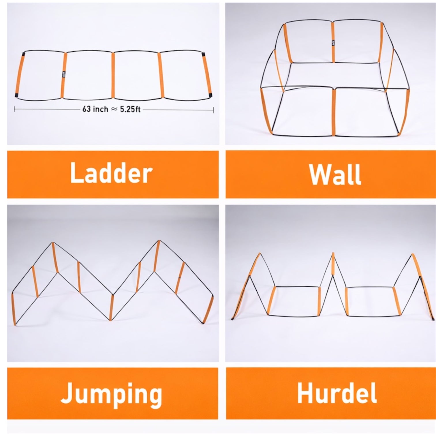 Vytro Sports Pro Jump Ladder – Multifunctional agility ladder and obstacle training