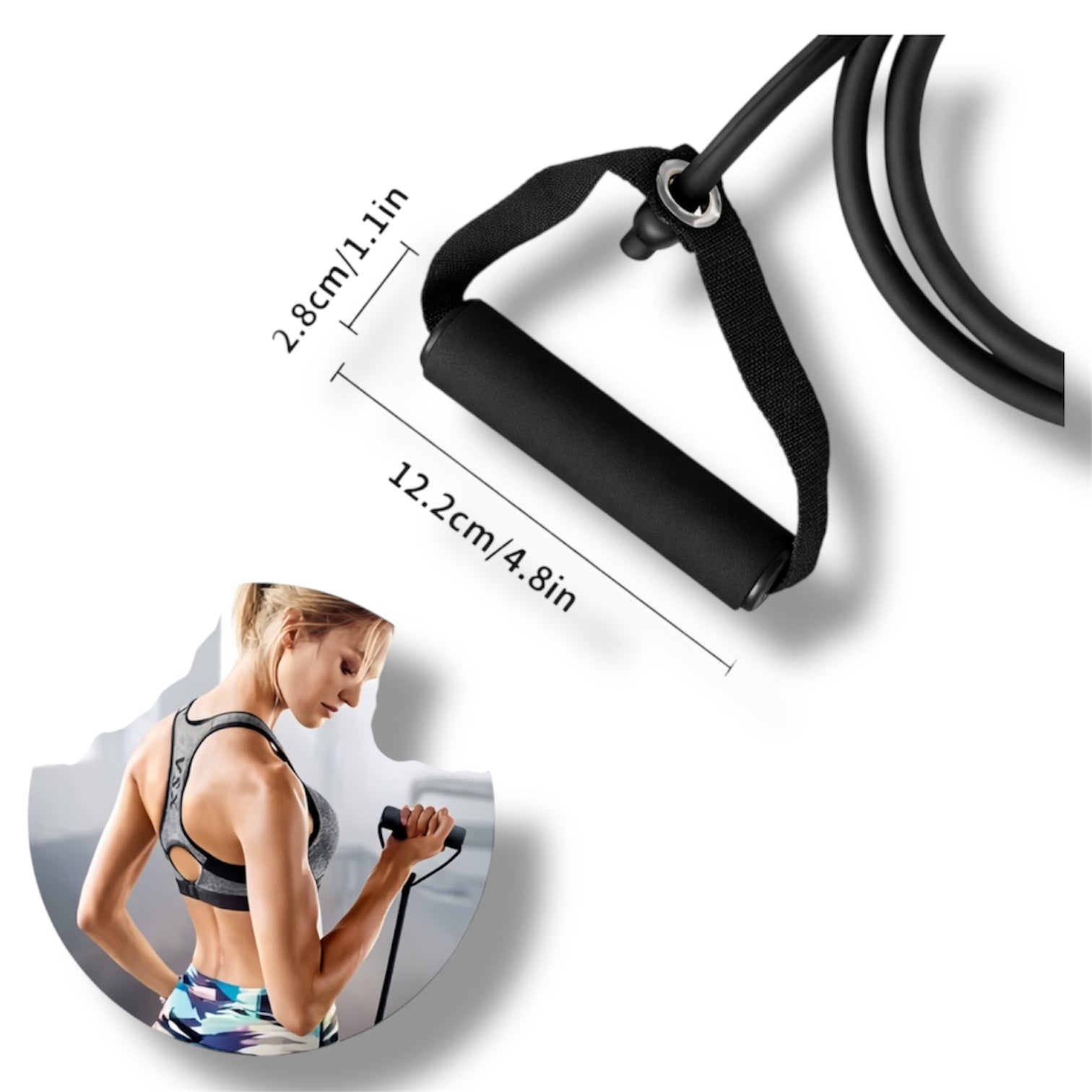 Vytro Sports Resistance Bands – Exercise bands with handles for strength and home training