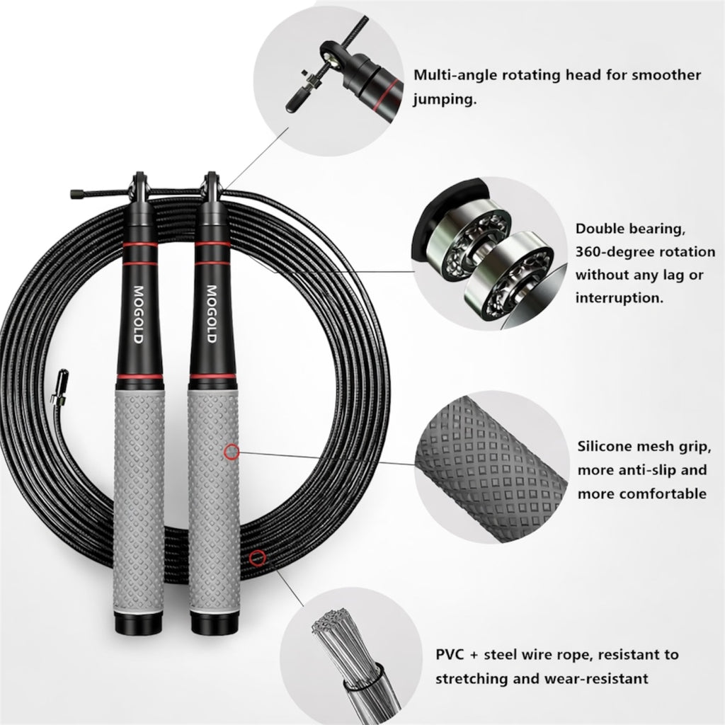 Vytro Sports Speed Jump Rope – Justerbart hoppetau for CrossFit og kondisjon