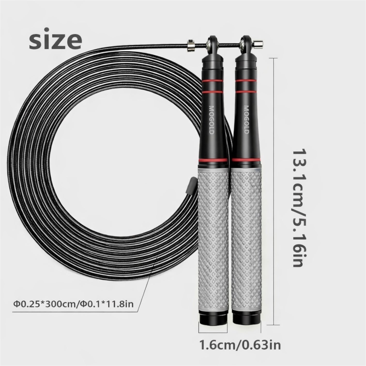 Vytro Sports Speed Jump Rope – Justerbart hoppetau for CrossFit og kondisjon